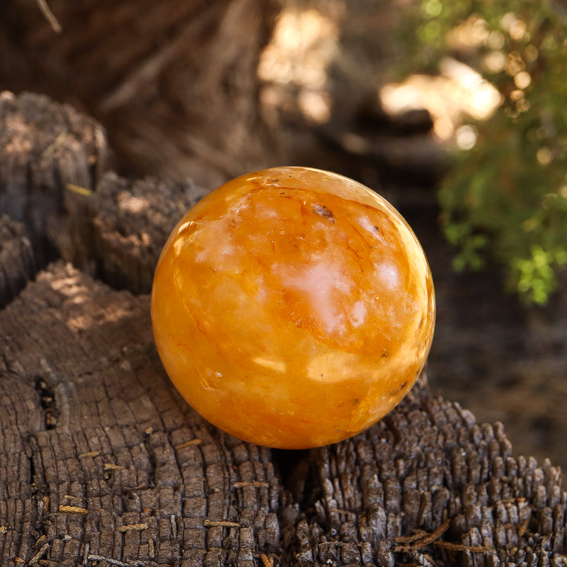 Golden Healer Quartz Sphere