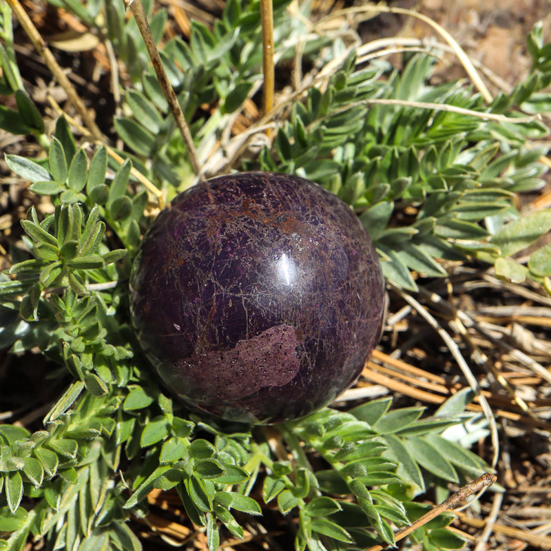 Purpurite Crystal Sphere