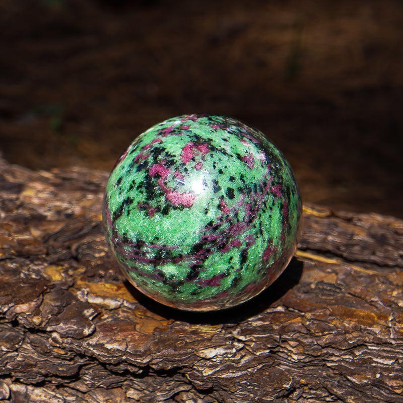 Ruby Zoisite Sphere