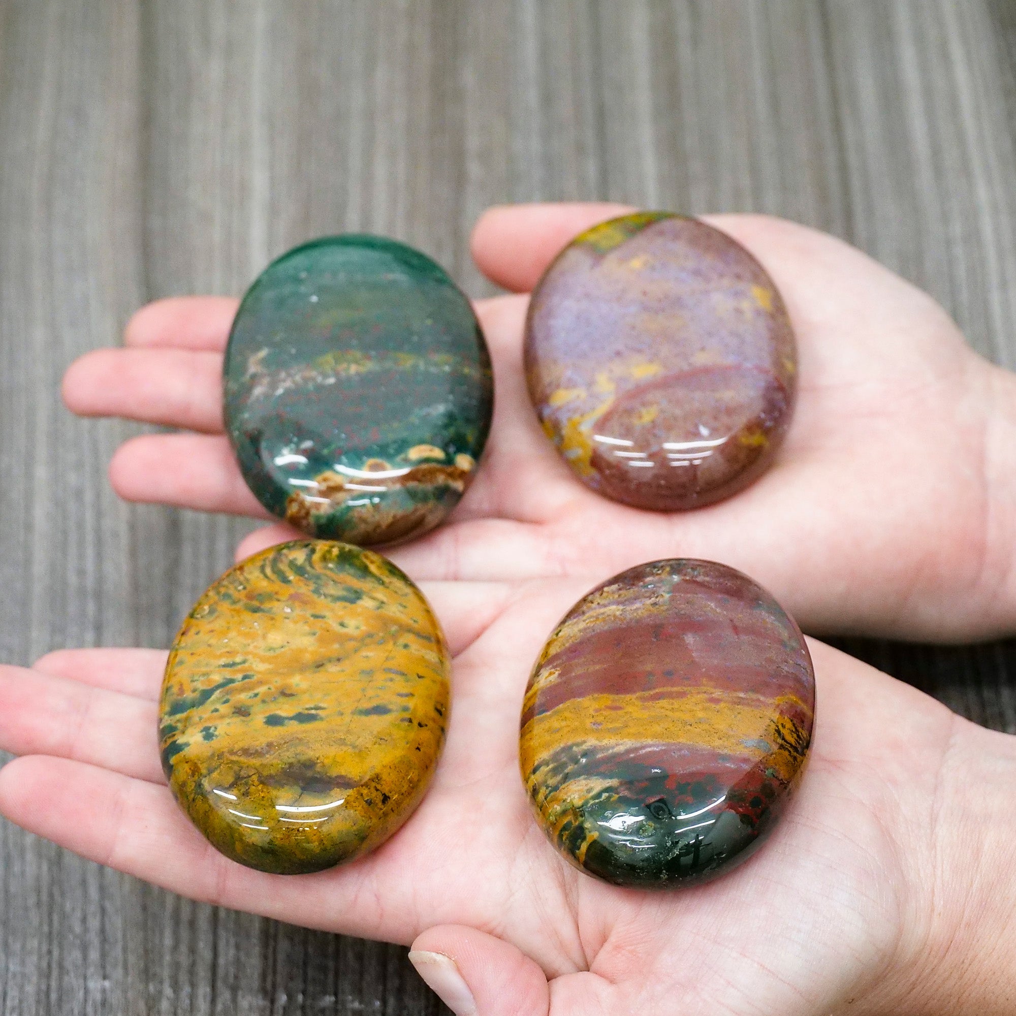 Bloodstone Palm Stone Crystal Palm Stones Aries Pillow 