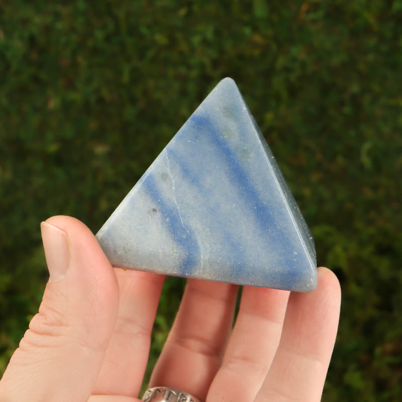 Blue Quartz Pyramid Crystal Pyramid Crystal Magic 