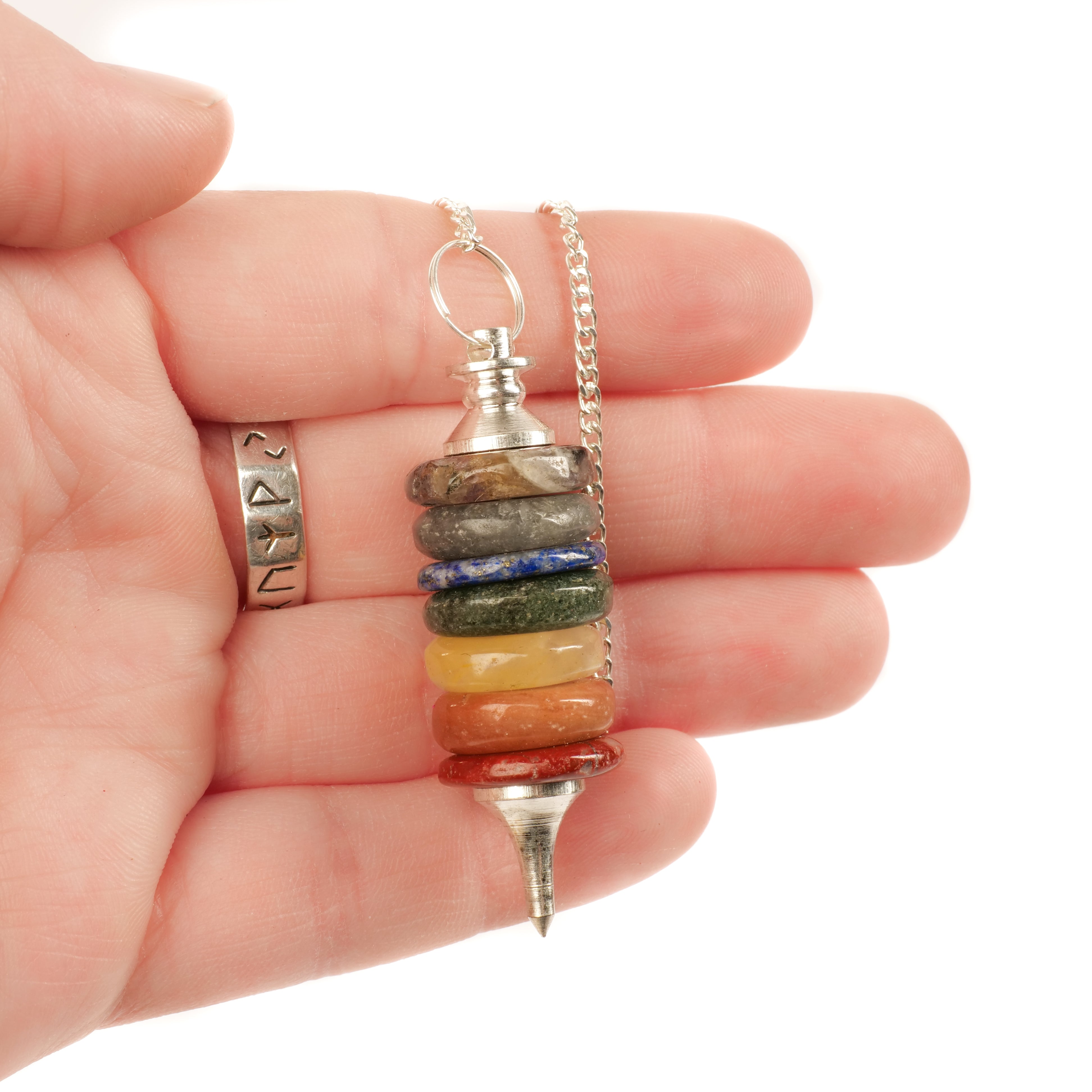 Rounded Chakra Pendulum Gifts & Decor: Pendulum Crystal Magic online 