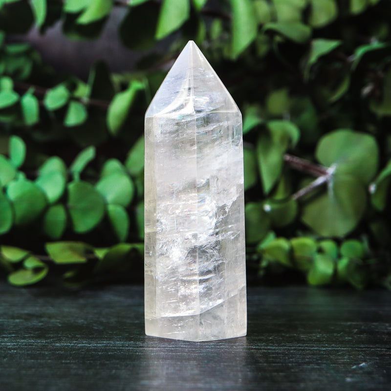 Clear Calcite Point