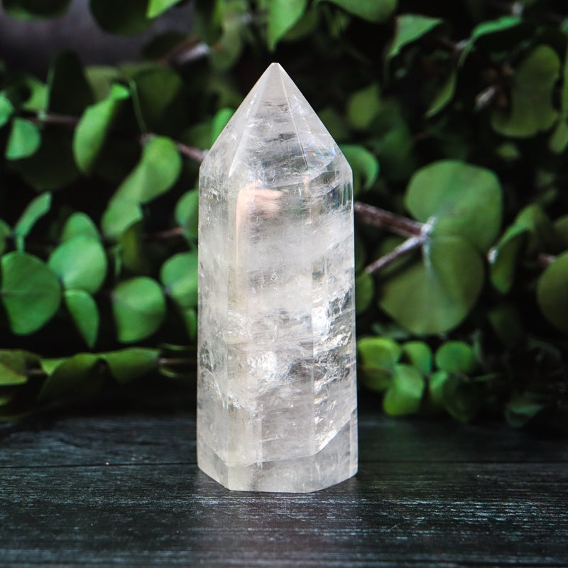 Clear Calcite Point