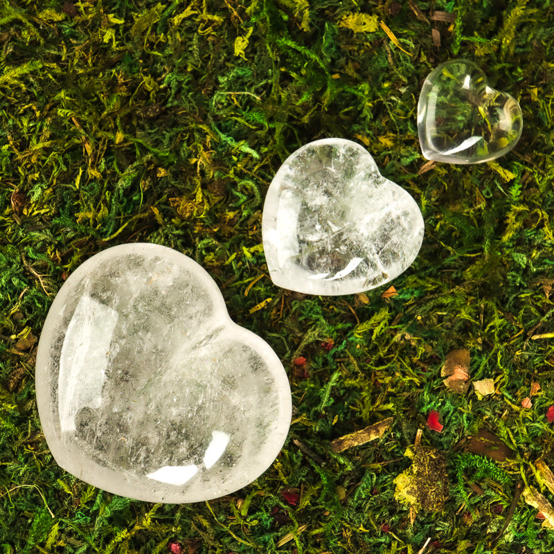 Clear Quartz Heart Crystal Heart Crystal Magic 