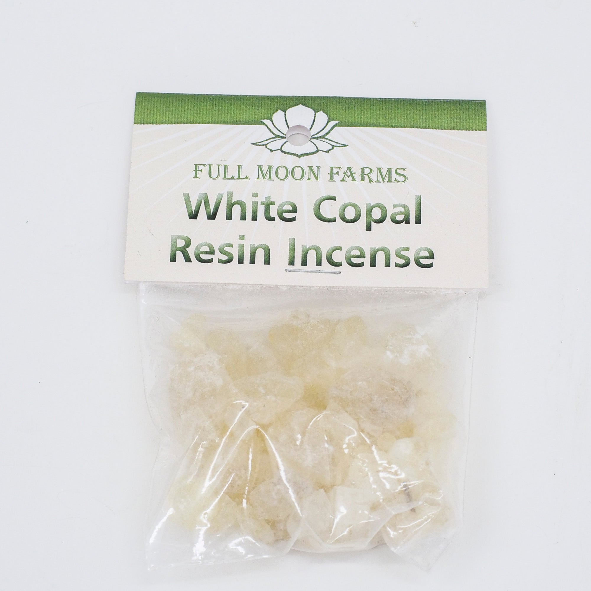 White Copal Resin Incense Incense Full Moon Farms 