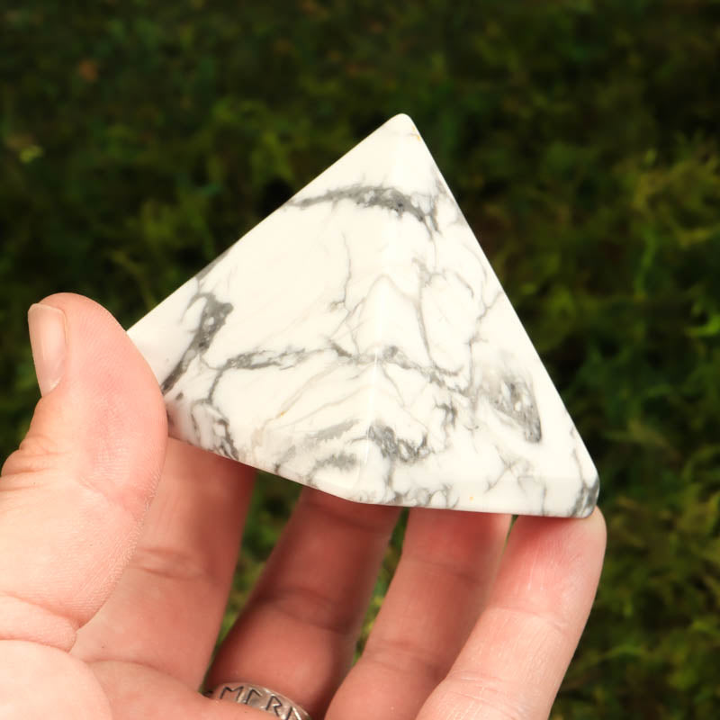 Howlite Pyramid Crystal Pyramid Crystal Magic 