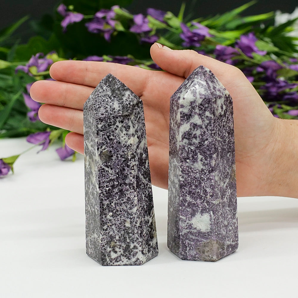 Lepidolite Point Crystal Point Crystal Magic 