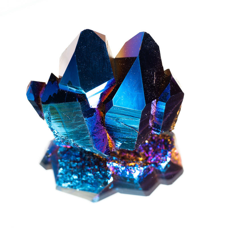 Cobalt Aura Quartz Cluster Medium Crystal Clusters Crystal Magic online 