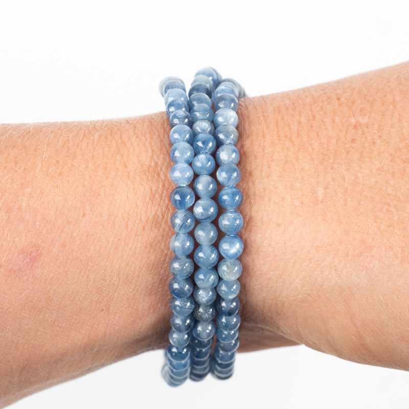 Blue Kyanite Bracelet Jewelry: Bracelet Milk and Honey 4mm 