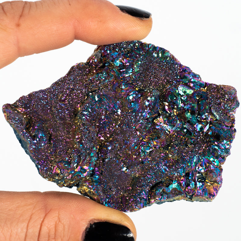 Rainbow Aura Chalcedony Chunk Crystal Chunk Crystal Magic 