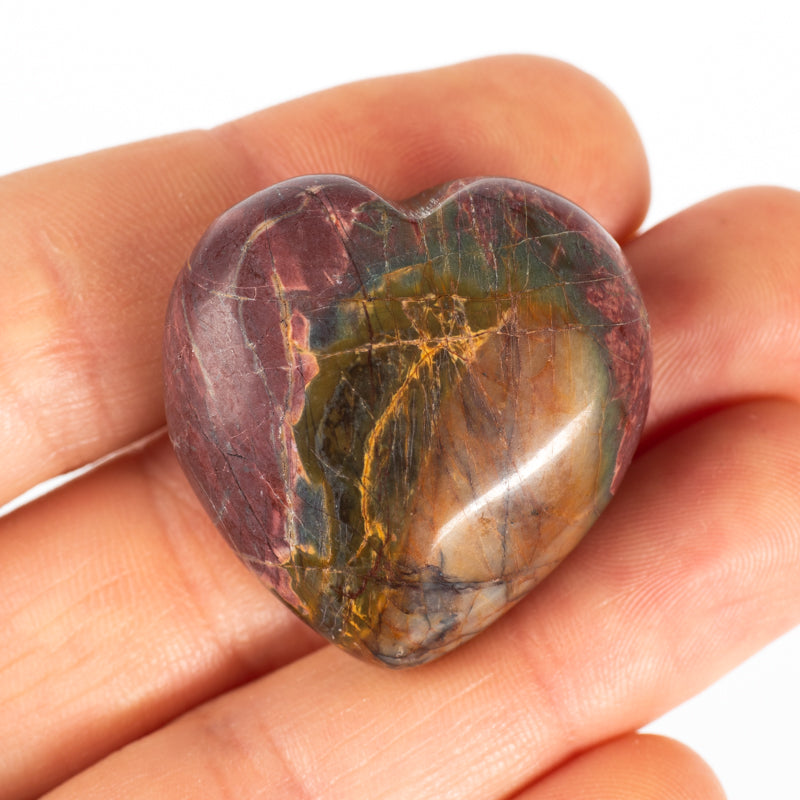 Zebra Jasper Crystal Healing Hearts