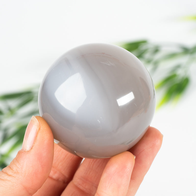 Grey Banded Agate Sphere Crystal Sphere Crystal Magic 