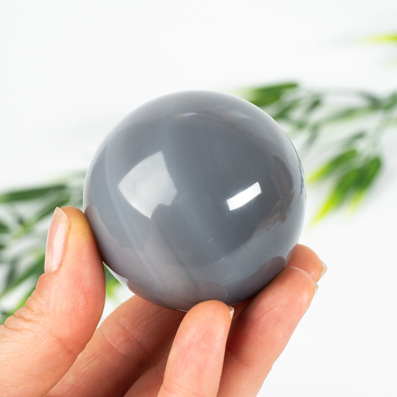 Grey Banded Agate Sphere Crystal Sphere Crystal Magic 