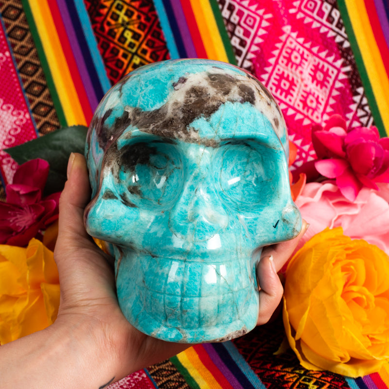 Skull & Bones Burnout Brief Dutch Floral Blue