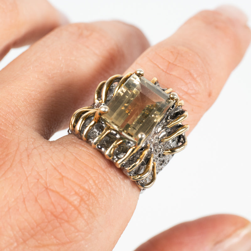 Citrine Ring Jewelry: Ring Amberlite 