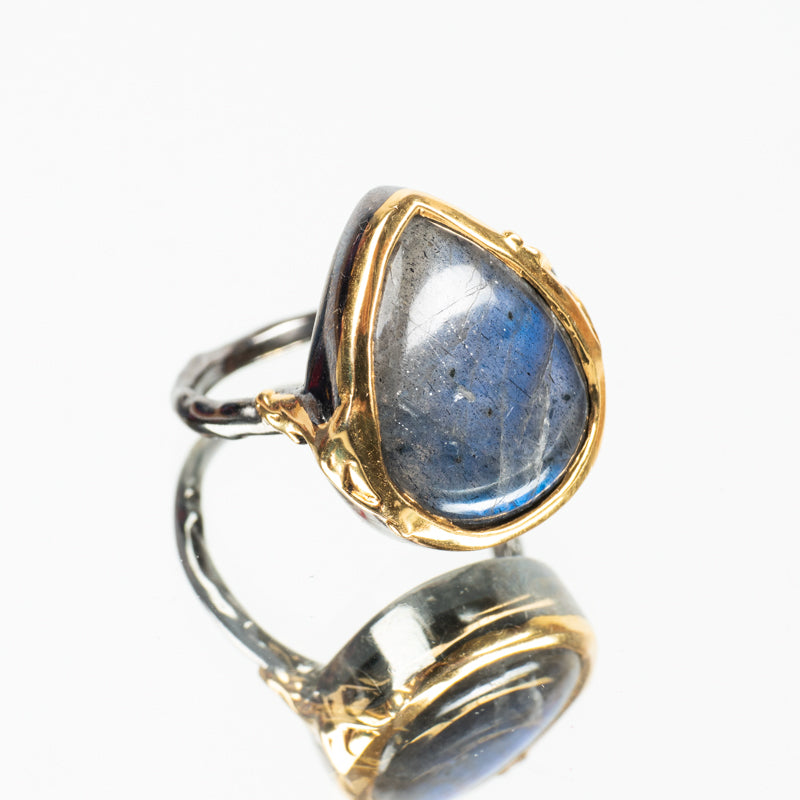 Labradorite Ring Jewelry: Ring Amberite 