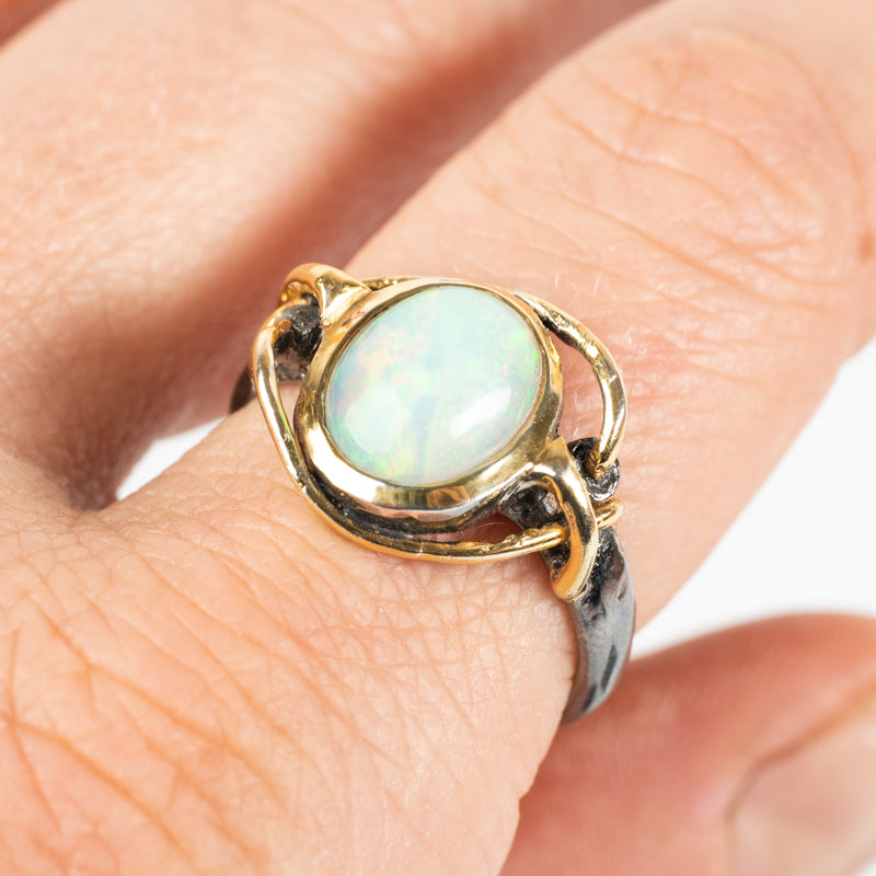 Opal Ring Jewelry: Ring Amberlite 