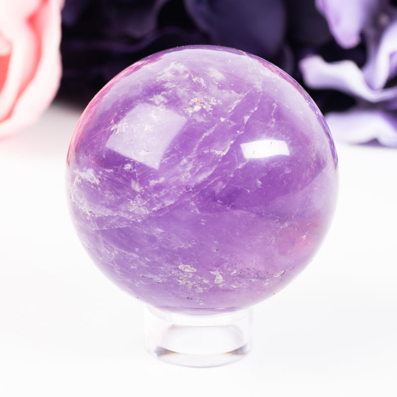 Amethyst Sphere Crystal Geode Aquarius 