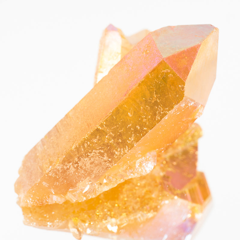 Sunset Aura Quartz Cluster Crystal Cluster Crystal Magic 