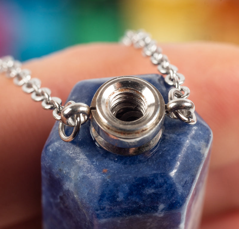 Sodalite Essential Oil Holder Necklaces Jewelry: Necklace Crystal Magic 