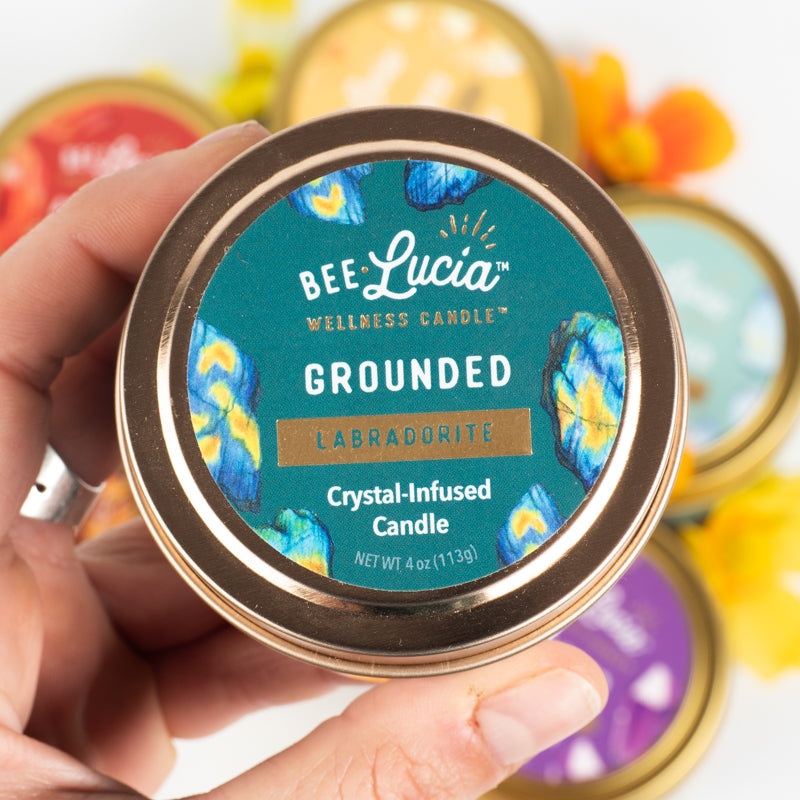 Bee Lucia Wellness Candles Candle Bee Lucia Grounded 4oz Tin 