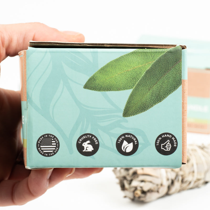 Juniper Mist Sage Smudge Candle Incense: Aromatherapy JuniperMist 