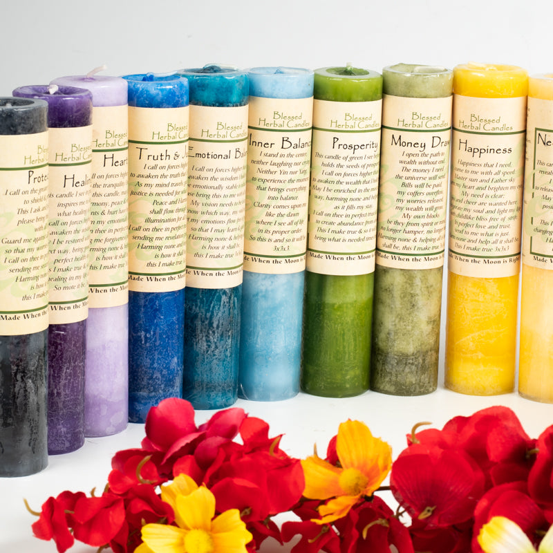 Blessed Herbal Candles Candle Covenly Creations 