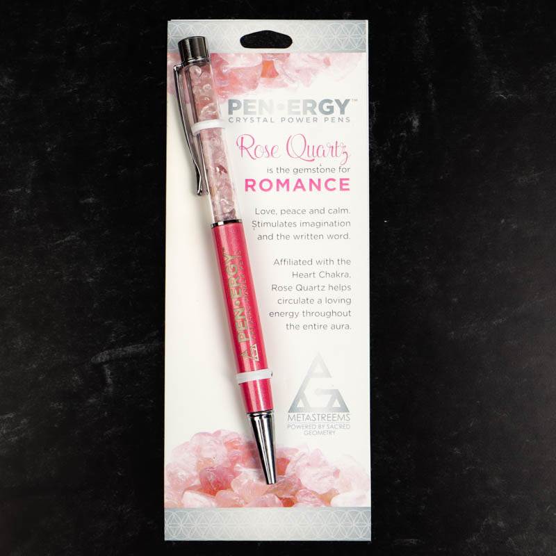 Penergy Pens Gifts & Decor Crystal Magic online Rose Quartz 