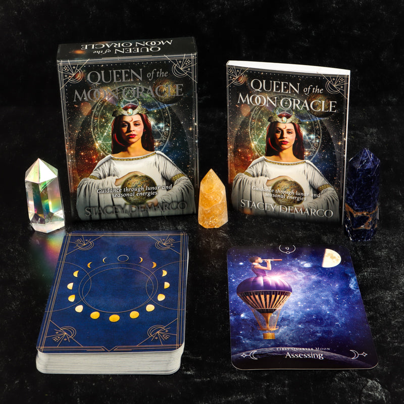 Queen of the Moon Oracle Books & Tarot Crystal Magic online 