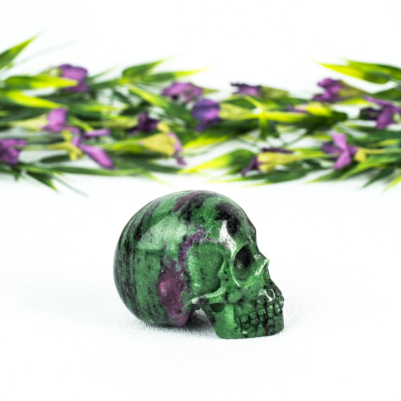 Ruby Zoisite Skull Crystal Skull Aquarius 