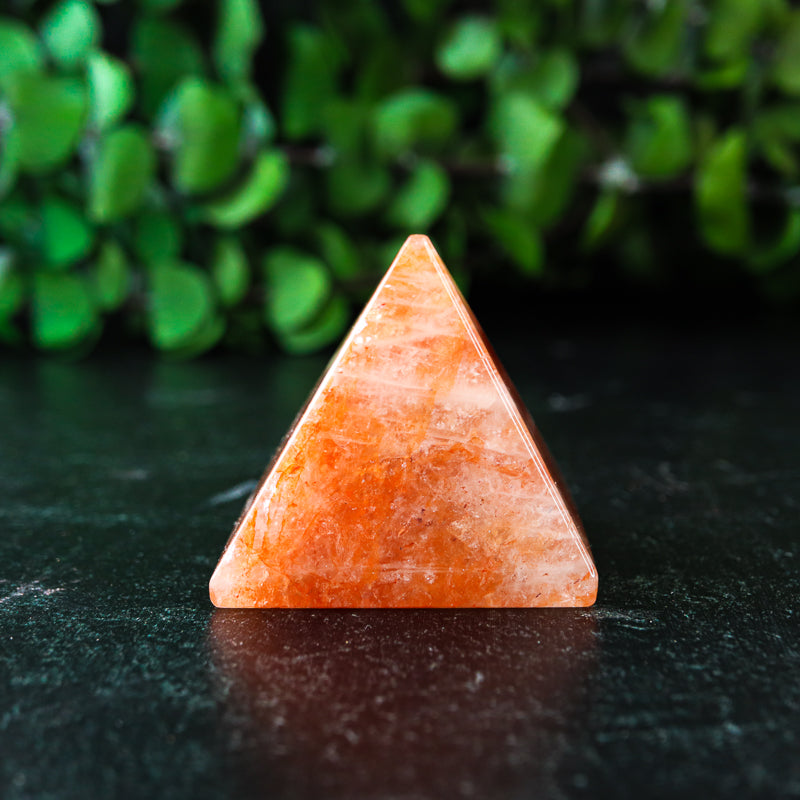 Hematoid Quartz Pyramid