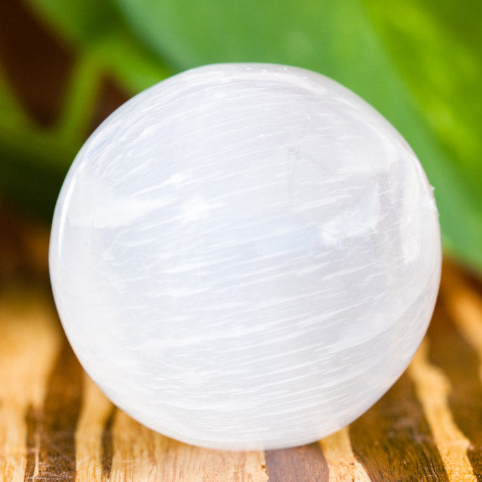 Selenite Sphere Crystal Sphere Aquarius 