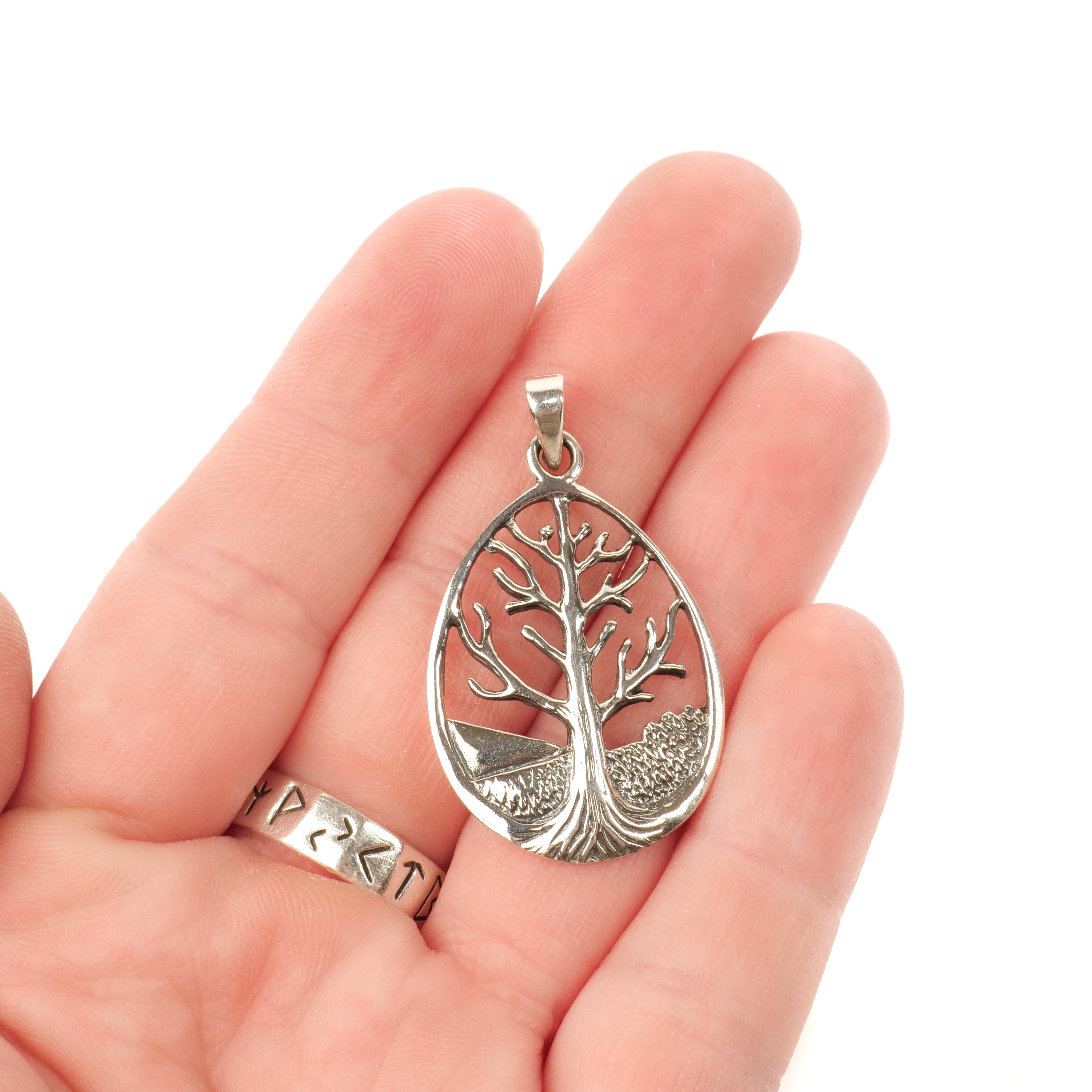 Sterling Silver Tree Of Life Pendant Jewelry: Pendant Crystal Magic 
