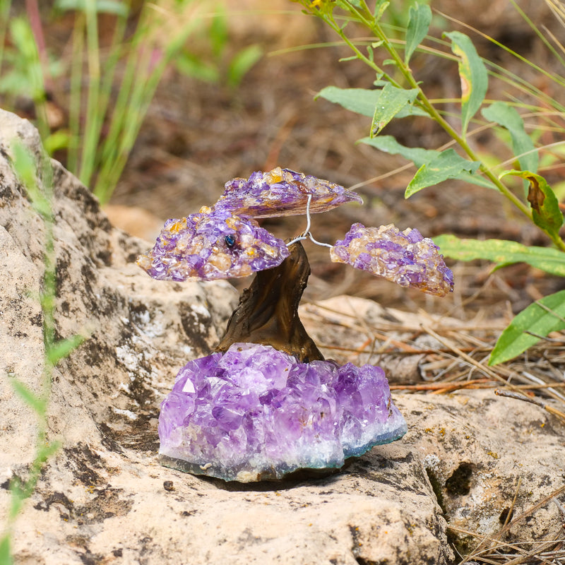 amethyst bonsai tree Amethyst Citrine Bonsai Tree