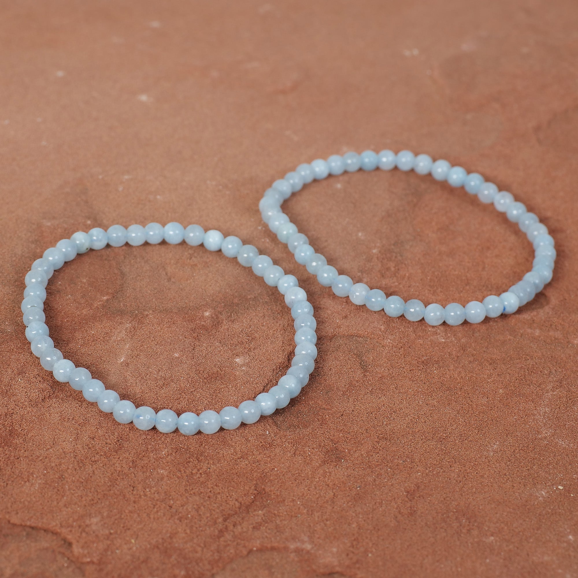 Aquamarine Bracelet Jewelry: Bracelet Milk and Honey 4mm 