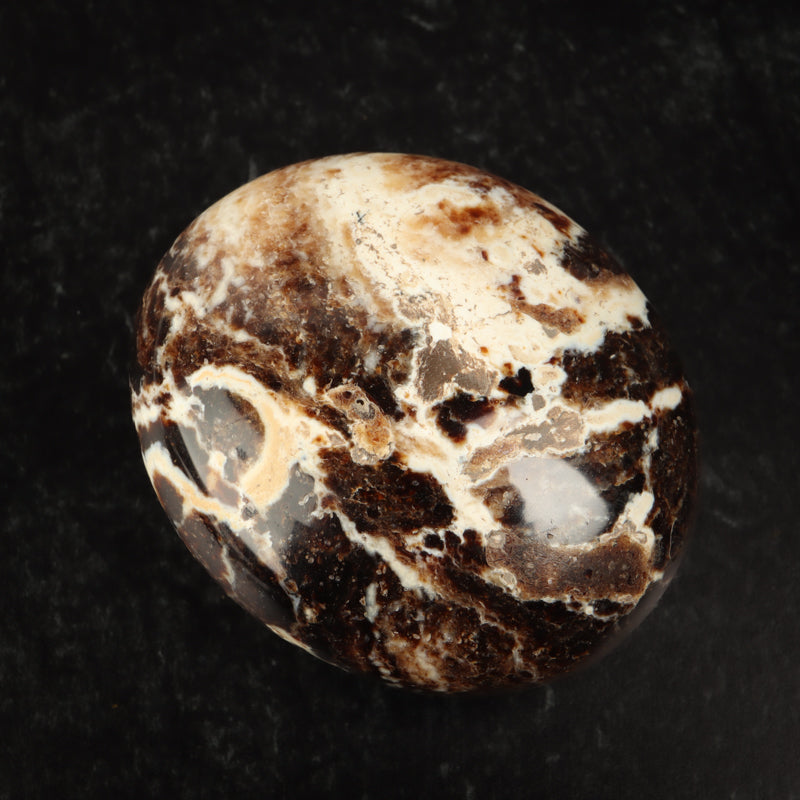 Black Opal Palm Stone Crystal Palm Stones Crystal Magic 
