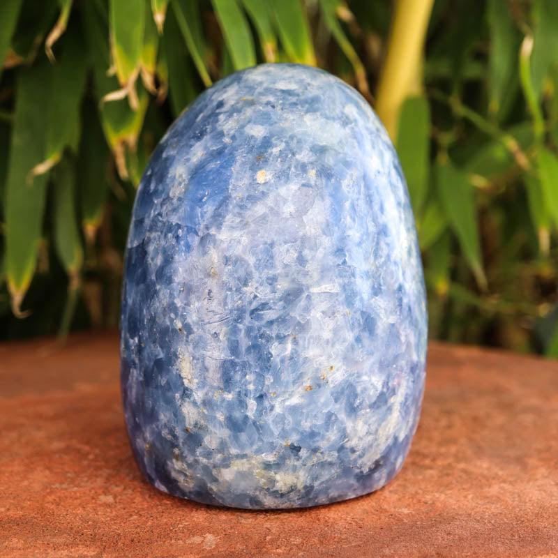 Base Cut Blue Calcite Free Form Crystal Carvings Crystal Magic 