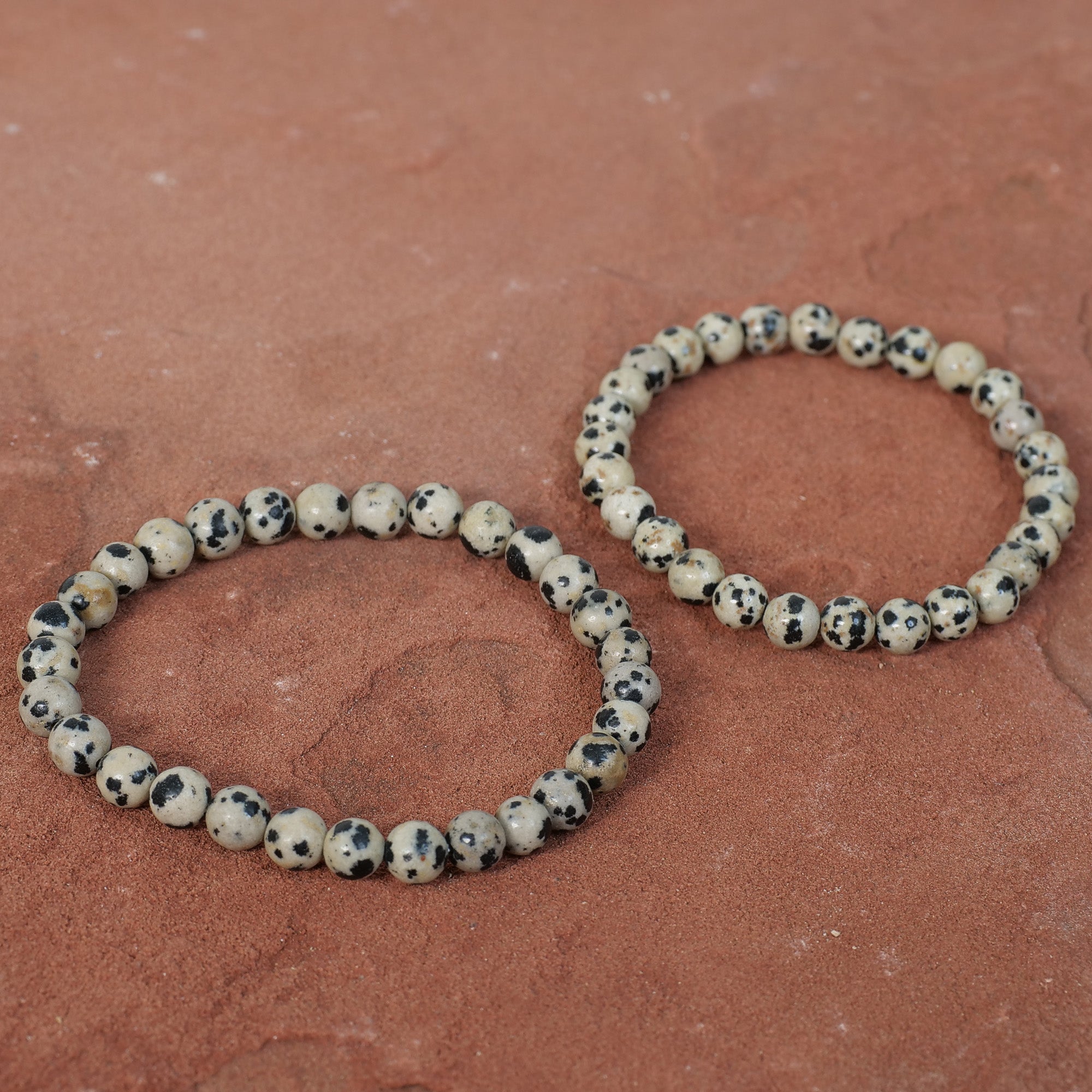 Pearl selling and Dalmatian Jasper Bracelet