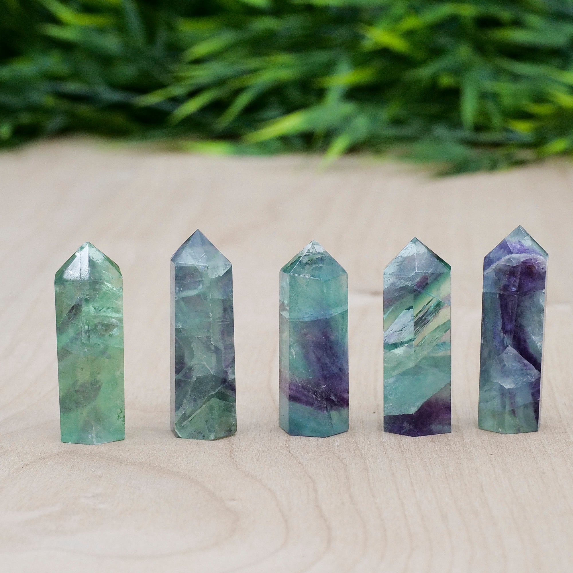 Small Fluorite Point Crystal Point Aquarius 
