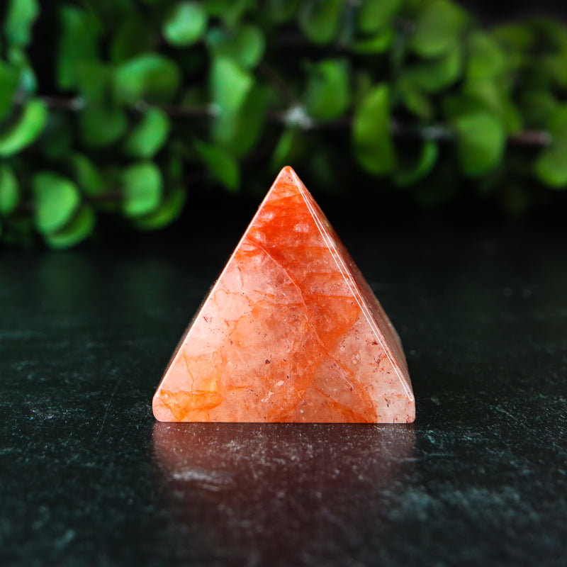 Hematoid Quartz Pyramid