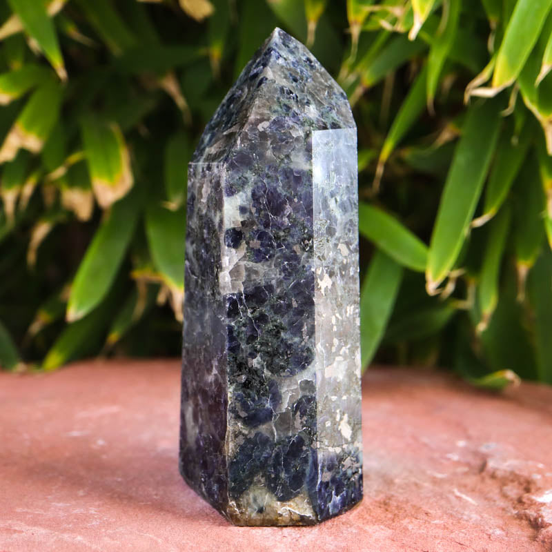 Iolite Base Cut Point Crystal Point Crystal Magic 