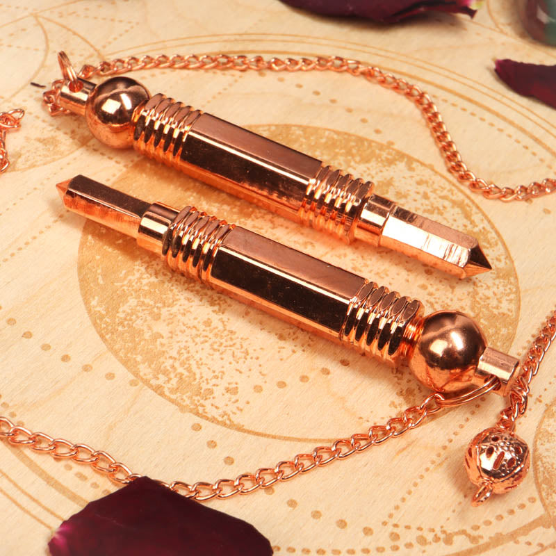 Copper Plated Point Pendulum Gifts & Decor: Pendulum Crystal Magic online 