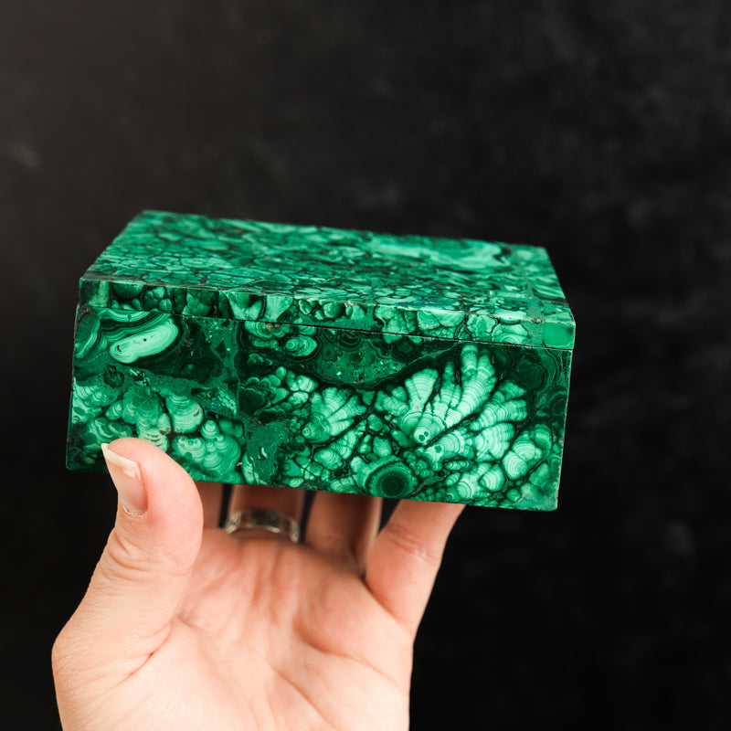 Malachite Carved Box Crystal Carvings Crystal Magic 