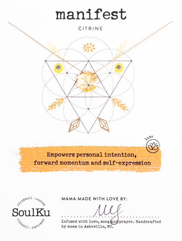 SoulKu Intention Necklaces Jewelry: Necklace Crystal Magic online Manifest 