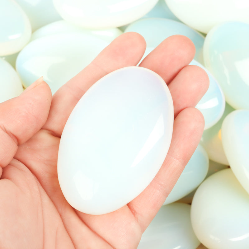 Opalite Palm Stones Opalite Palm Stones