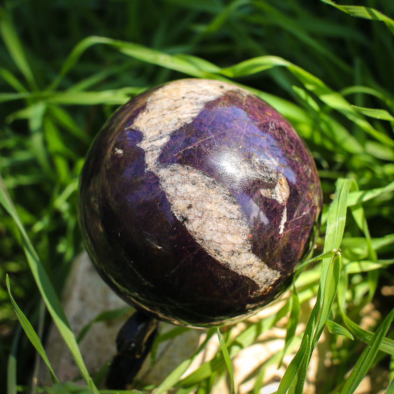 Purpurite Crystal Sphere