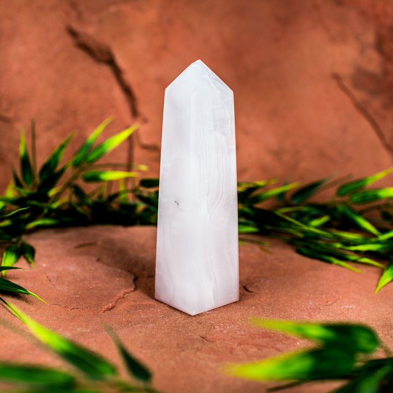 Pink Calcite Obelisk Crystal Obelisk Crystal Magic 