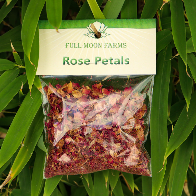 Rose Petals Incense Full Moon Farms 