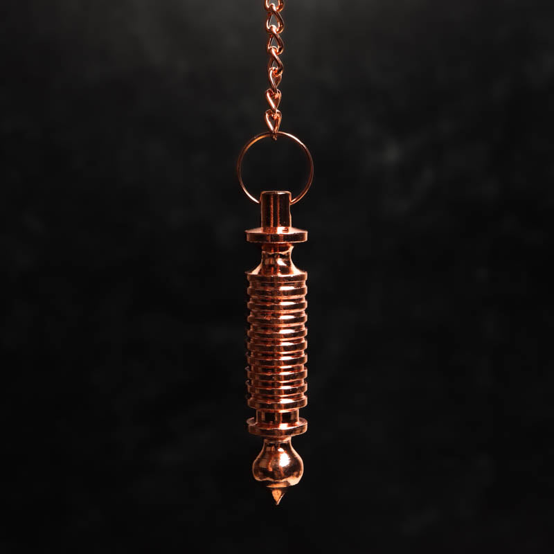 Copper Plated Groove Pendulum Gifts & Decor: Pendulum Crystal Magic online 